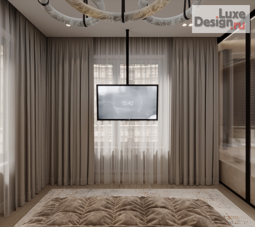 Дизайн интерьера четырехкомнатной квартиры "Квартира 100 м2 в ЖК Таухаус Уфа" (фото 26)