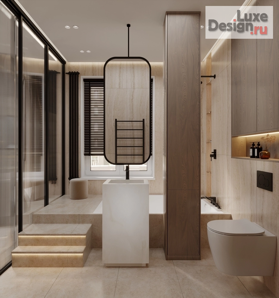 Дизайн интерьера четырехкомнатной квартиры "Квартира 100 м2 в ЖК Таухаус Уфа" (фото 27)