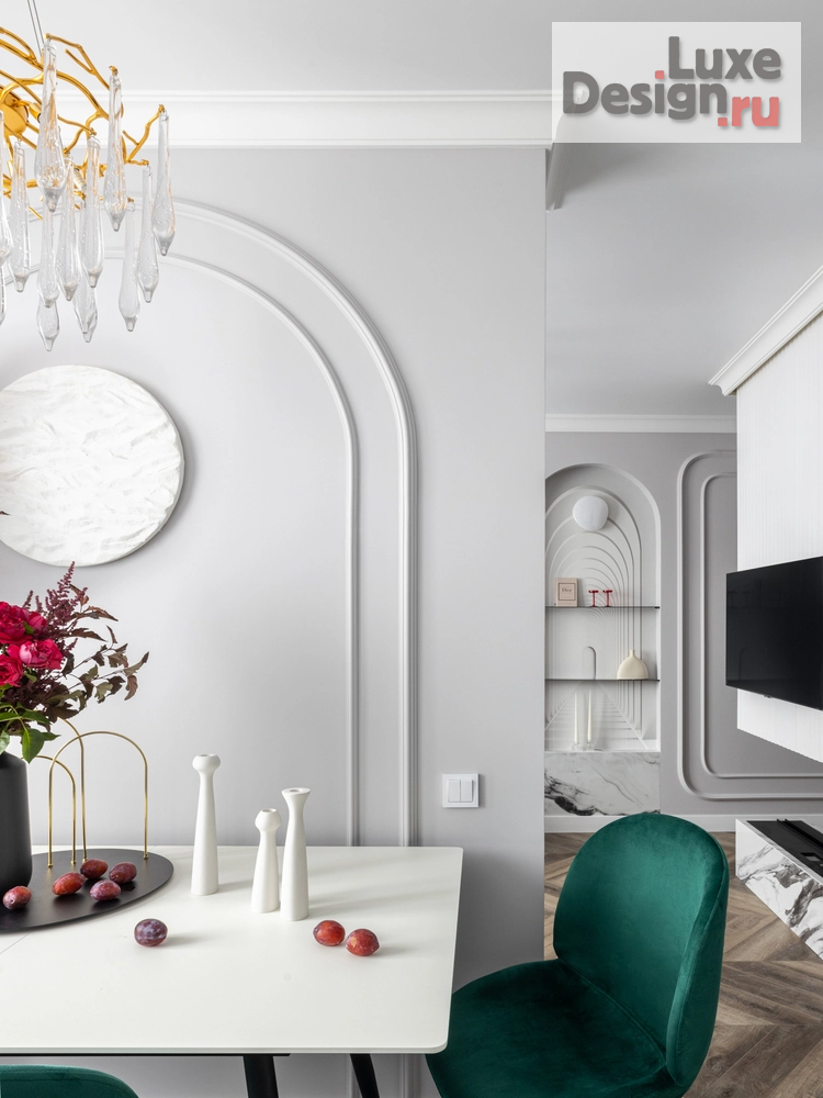 Дизайн интерьера двухкомнатной квартиры "Двухкомнатная квартира ЖК Южный" (фото 4)