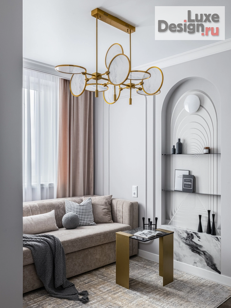 Дизайн интерьера двухкомнатной квартиры "Двухкомнатная квартира ЖК Южный" (фото 1)