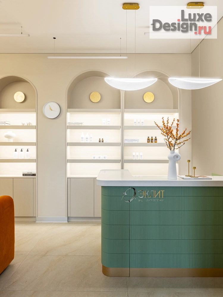 Дизайн интерьера лечебного учреждения "Косметологическая клиника премиального класса  " (фото 2)