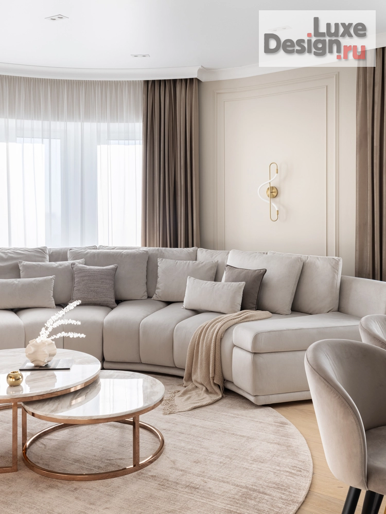 Дизайн интерьера трехкомнатной квартиры "Квартира в центре  г.Уфа" (фото 2)