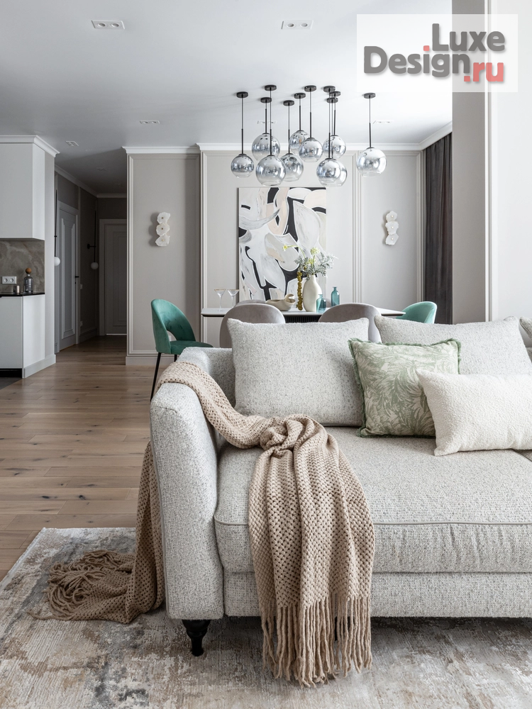 Дизайн интерьера трехкомнатной квартиры "Евро трехкомнатная квартира ЖК Новатор" (фото 8)