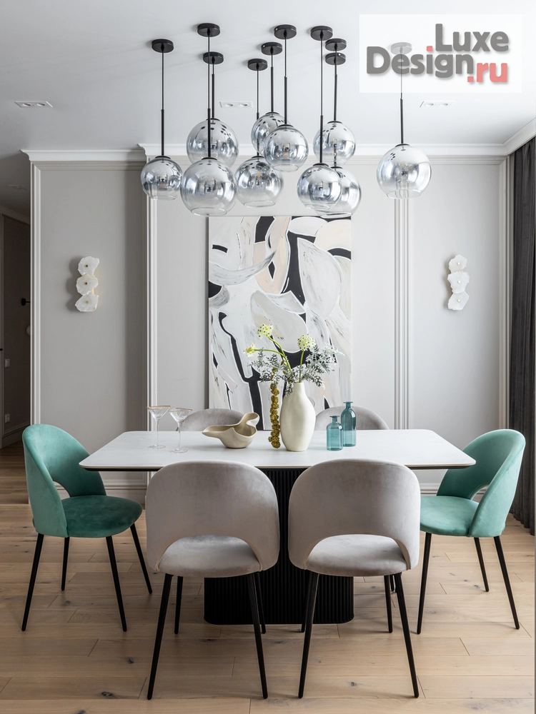 Дизайн интерьера трехкомнатной квартиры "Евро трехкомнатная квартира ЖК Новатор" (фото 10)