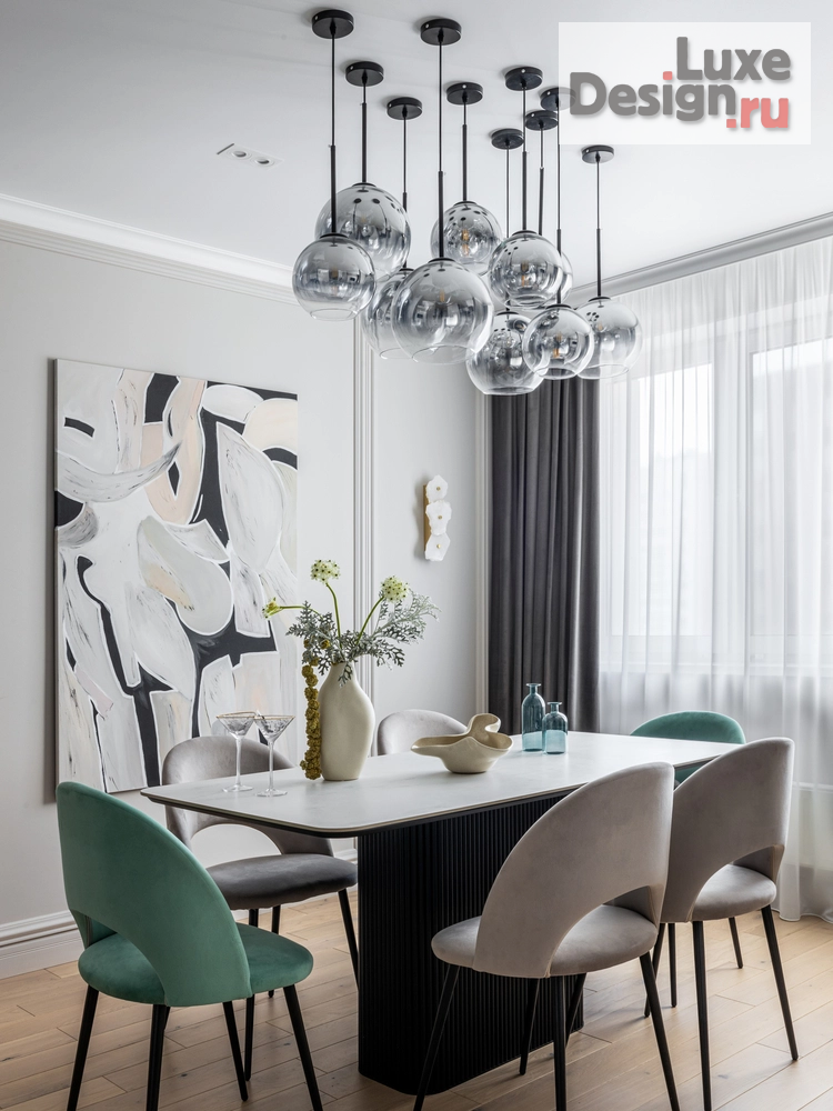 Дизайн интерьера трехкомнатной квартиры "Евро трехкомнатная квартира ЖК Новатор" (фото 12)