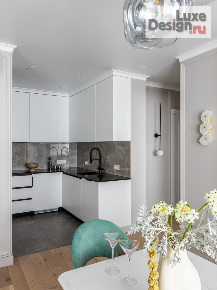 Дизайн интерьера трехкомнатной квартиры "Евро трехкомнатная квартира ЖК Новатор" (фото 21)