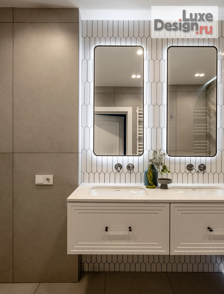 Дизайн интерьера трехкомнатной квартиры "Евро трехкомнатная квартира ЖК Новатор" (фото 25)