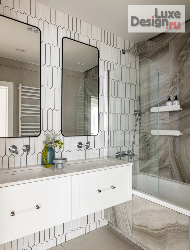 Дизайн интерьера трехкомнатной квартиры "Евро трехкомнатная квартира ЖК Новатор" (фото 26)