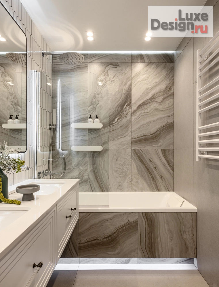 Дизайн интерьера трехкомнатной квартиры "Евро трехкомнатная квартира ЖК Новатор" (фото 28)