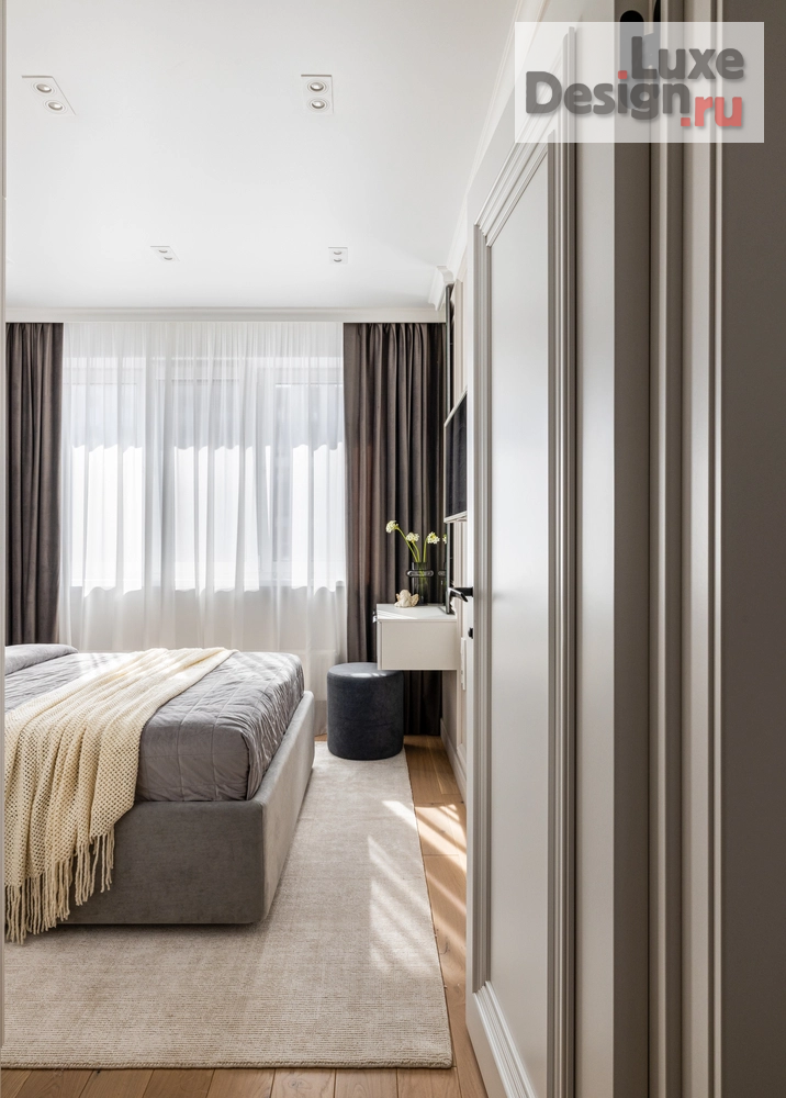 Дизайн интерьера трехкомнатной квартиры "Евро трехкомнатная квартира ЖК Новатор" (фото 38)