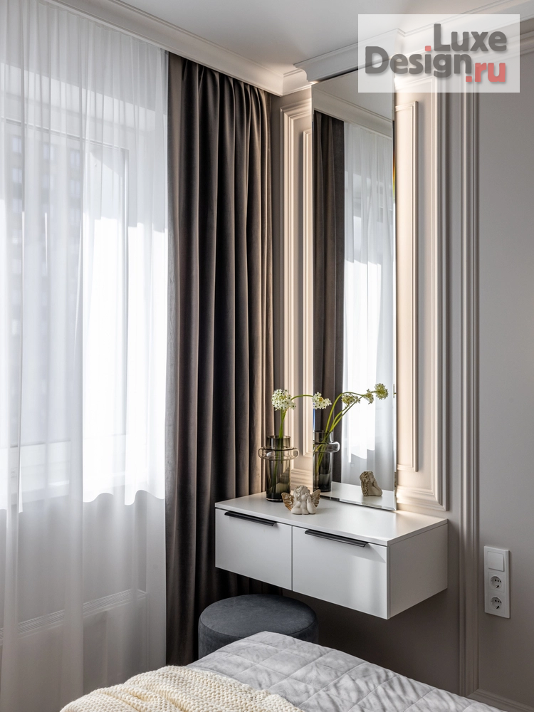 Дизайн интерьера трехкомнатной квартиры "Евро трехкомнатная квартира ЖК Новатор" (фото 45)