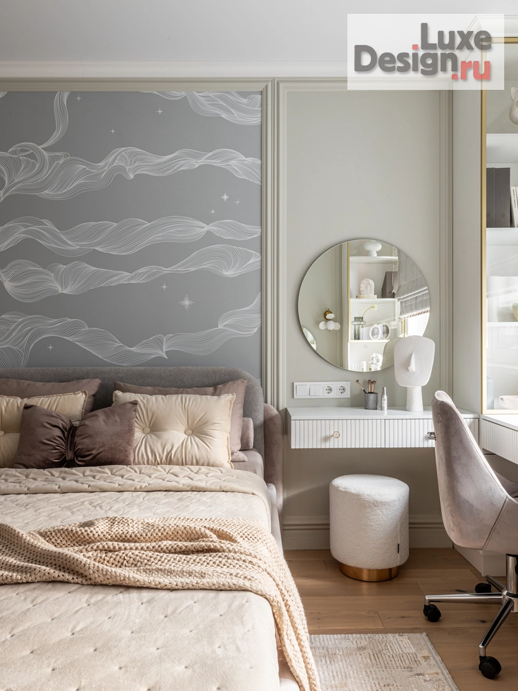 Дизайн интерьера трехкомнатной квартиры "Евро трехкомнатная квартира ЖК Новатор" (фото 57)