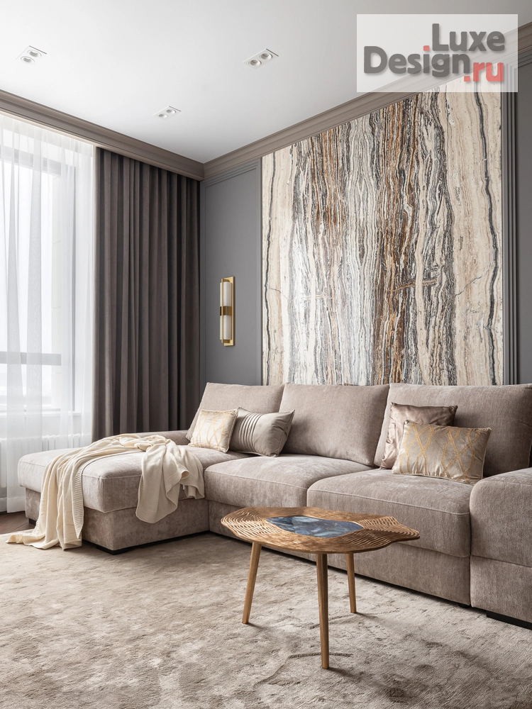 Дизайн интерьера четырехкомнатной квартиры "Апартаменты 120 м2 г.Москва" (фото 1)