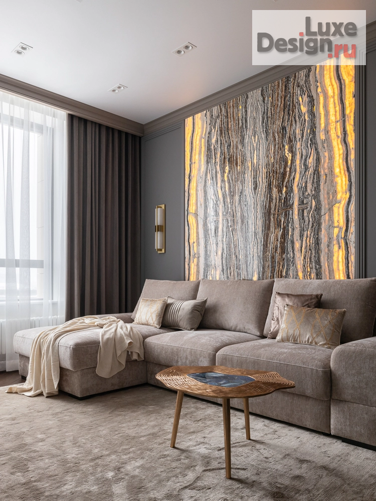 Дизайн интерьера четырехкомнатной квартиры "Апартаменты 120 м2 г.Москва" (фото 2)