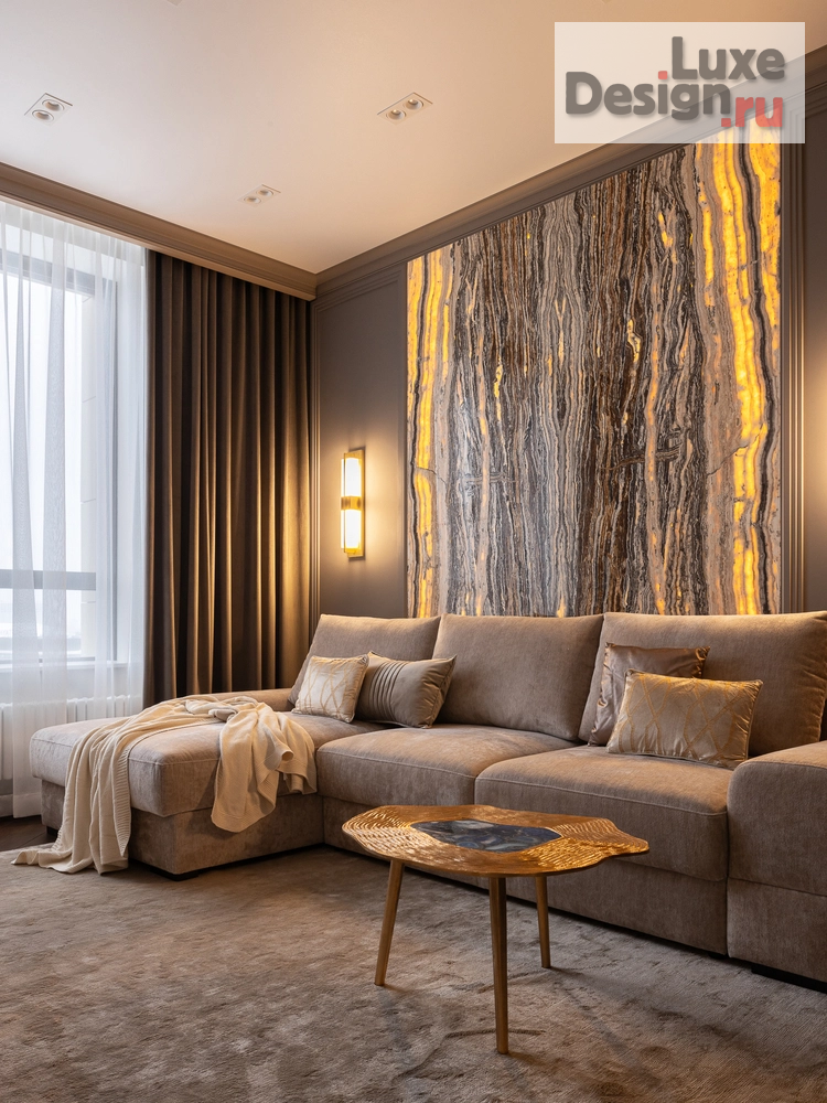 Дизайн интерьера четырехкомнатной квартиры "Апартаменты 120 м2 г.Москва" (фото 3)