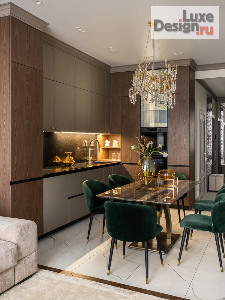Дизайн интерьера четырехкомнатной квартиры "Апартаменты 120 м2 г.Москва" (фото 14)
