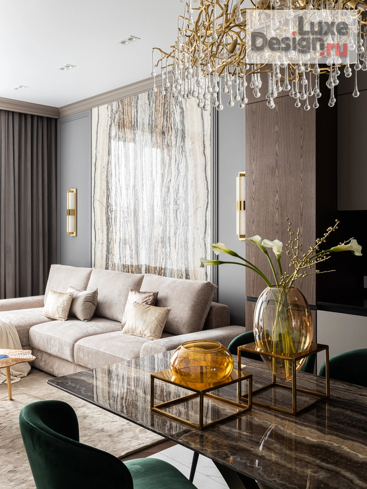 Дизайн интерьера четырехкомнатной квартиры "Апартаменты 120 м2 г.Москва" (фото 16)