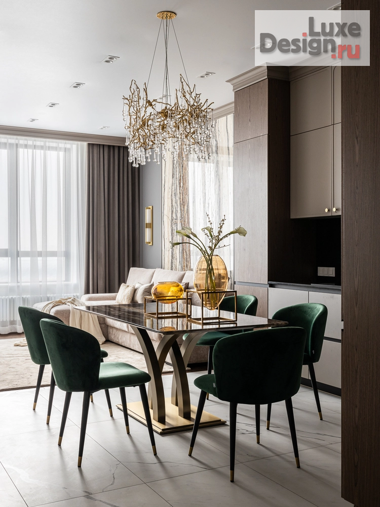 Дизайн интерьера четырехкомнатной квартиры "Апартаменты 120 м2 г.Москва" (фото 19)