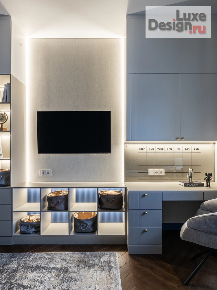 Дизайн интерьера четырехкомнатной квартиры "Апартаменты 120 м2 г.Москва" (фото 39)