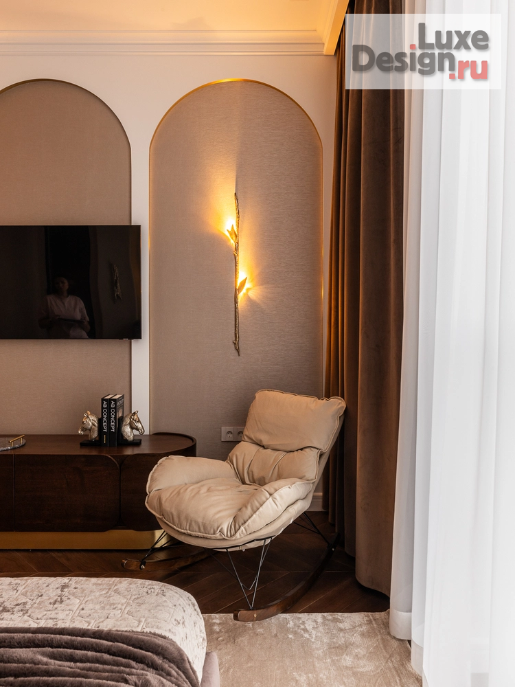 Дизайн интерьера четырехкомнатной квартиры "Апартаменты 120 м2 г.Москва" (фото 49)