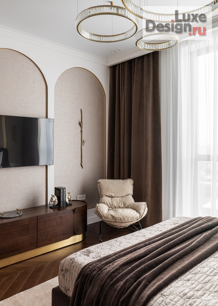 Дизайн интерьера четырехкомнатной квартиры "Апартаменты 120 м2 г.Москва" (фото 50)