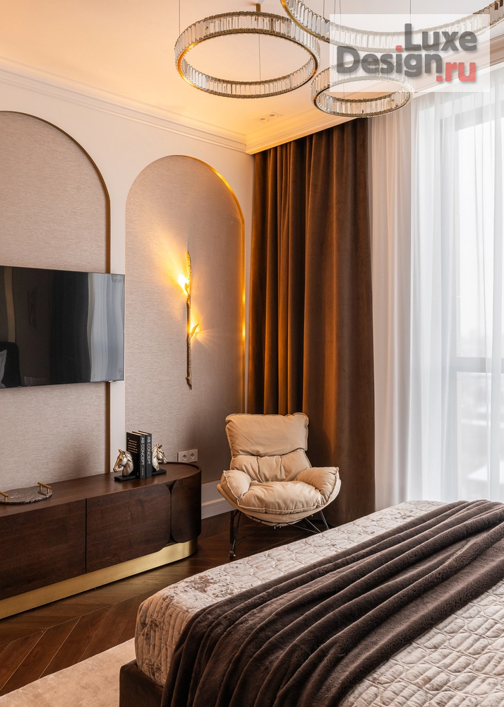 Дизайн интерьера четырехкомнатной квартиры "Апартаменты 120 м2 г.Москва" (фото 51)