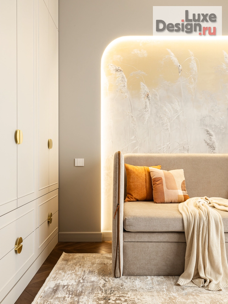 Дизайн интерьера четырехкомнатной квартиры "Апартаменты 120 м2 г.Москва" (фото 57)