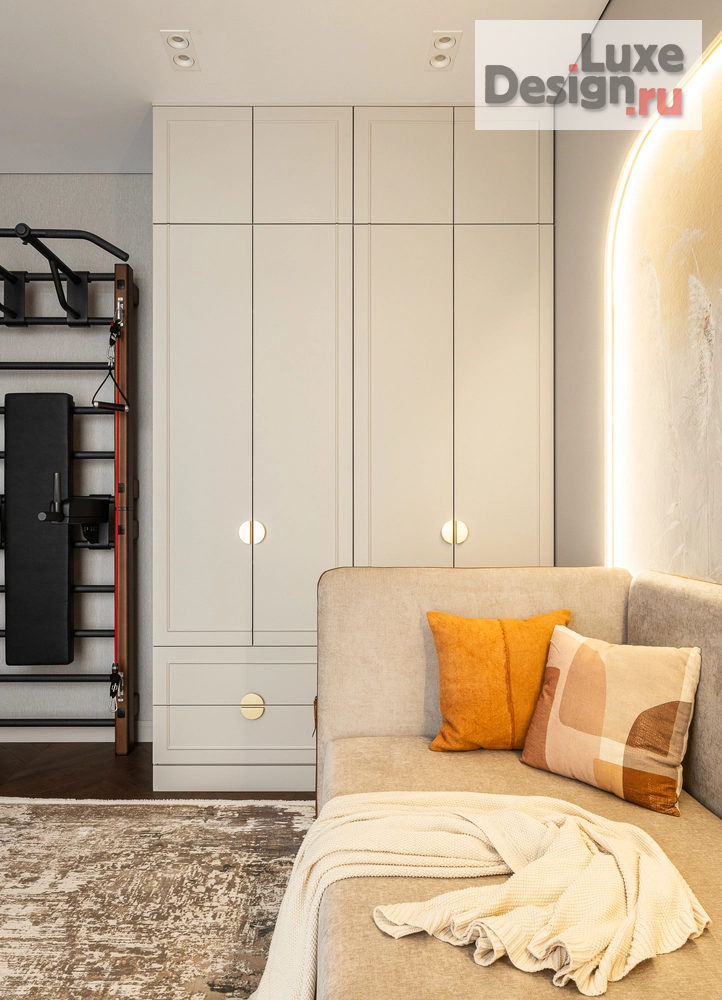 Дизайн интерьера четырехкомнатной квартиры "Апартаменты 120 м2 г.Москва" (фото 59)