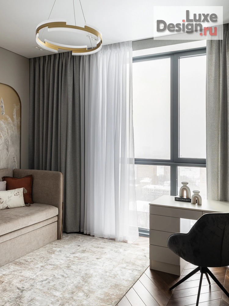 Дизайн интерьера четырехкомнатной квартиры "Апартаменты 120 м2 г.Москва" (фото 62)