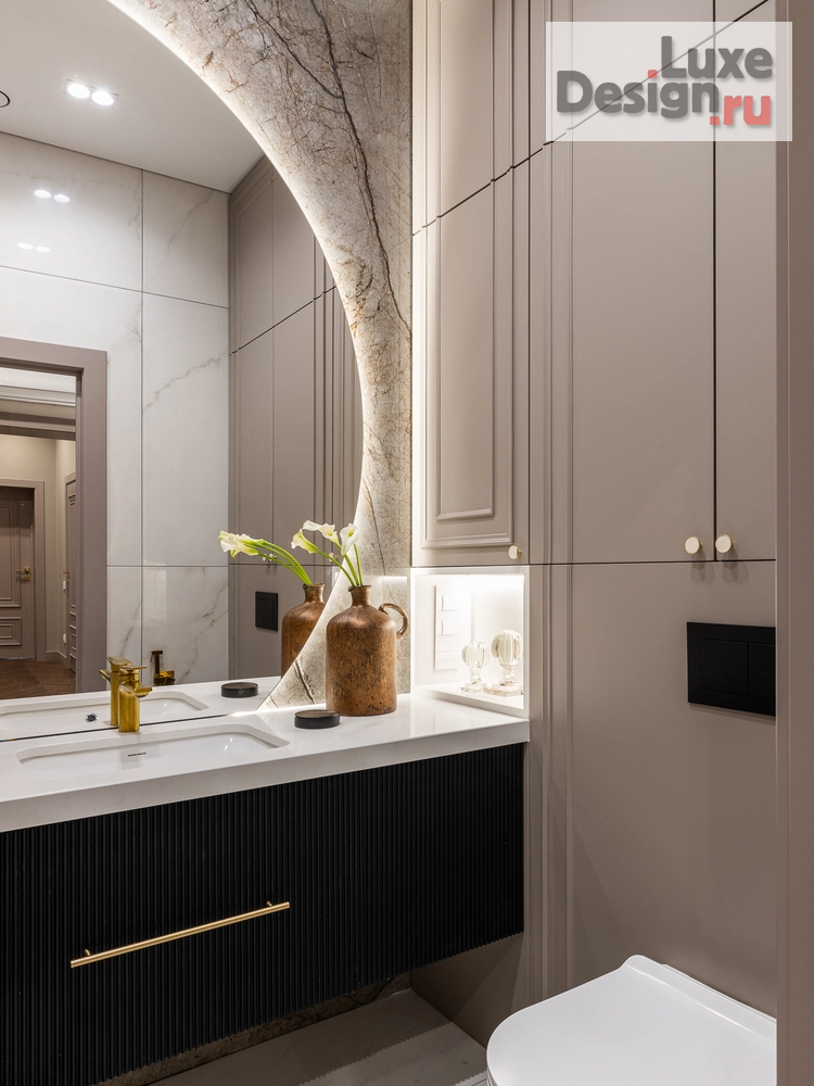 Дизайн интерьера четырехкомнатной квартиры "Апартаменты 120 м2 г.Москва" (фото 92)