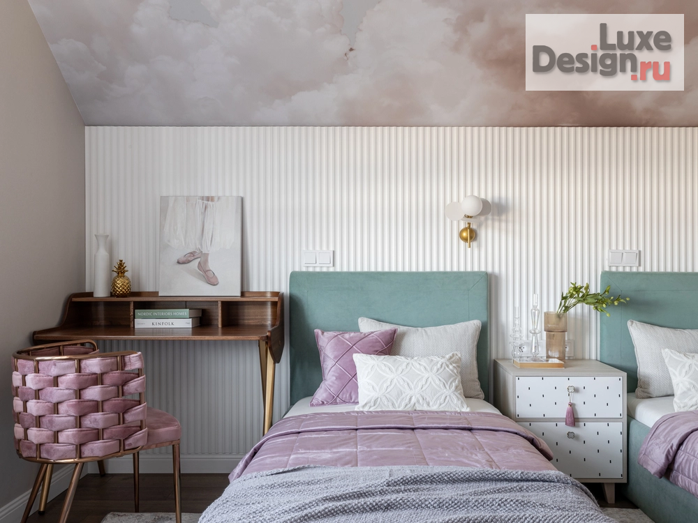 Дизайн интерьера коттеджа "Загородный дом" (фото 67)