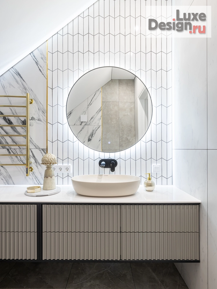 Дизайн интерьера коттеджа "Загородный дом" (фото 84)