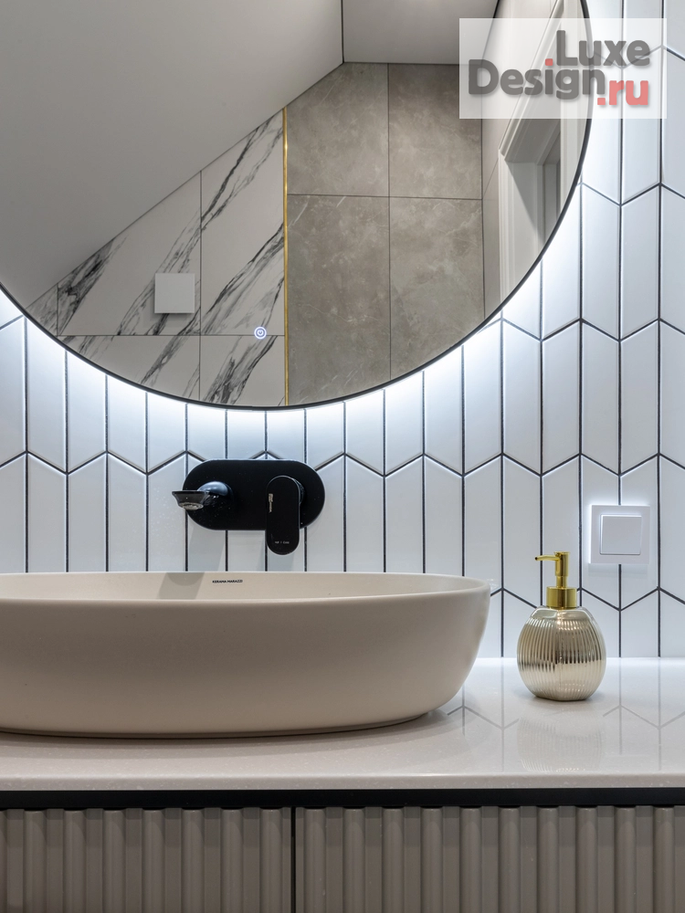 Дизайн интерьера коттеджа "Загородный дом" (фото 86)