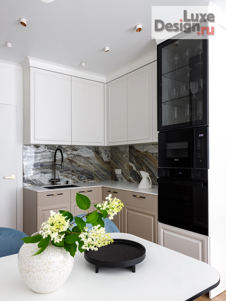 Дизайн интерьера трехкомнатной квартиры "Квартира 70м2 в ЖК Бизнес класса "Символ"" (фото 6)