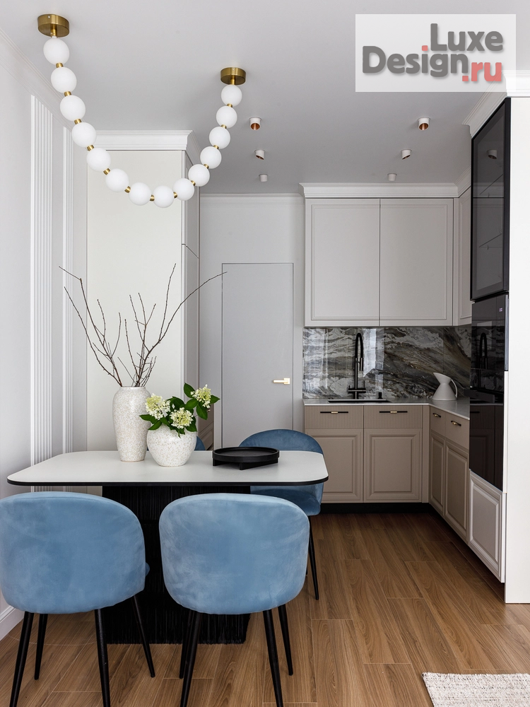 Дизайн интерьера трехкомнатной квартиры "Квартира 70м2 в ЖК Бизнес класса "Символ"" (фото 7)