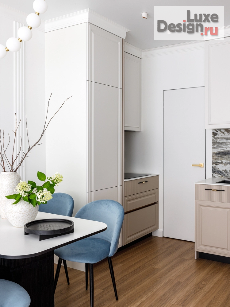 Дизайн интерьера трехкомнатной квартиры "Квартира 70м2 в ЖК Бизнес класса "Символ"" (фото 12)