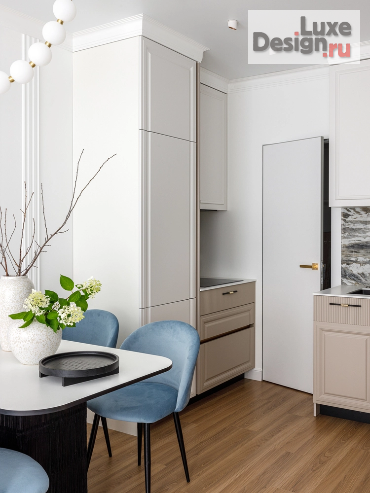 Дизайн интерьера трехкомнатной квартиры "Квартира 70м2 в ЖК Бизнес класса "Символ"" (фото 13)