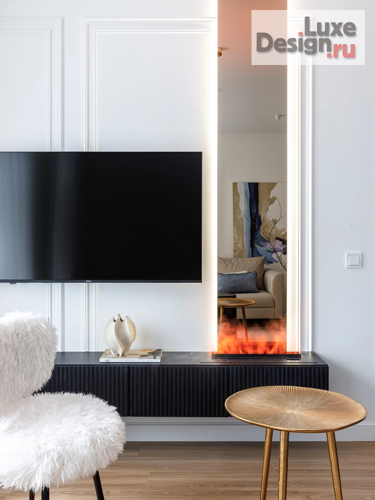 Дизайн интерьера трехкомнатной квартиры "Квартира 70м2 в ЖК Бизнес класса "Символ"" (фото 16)