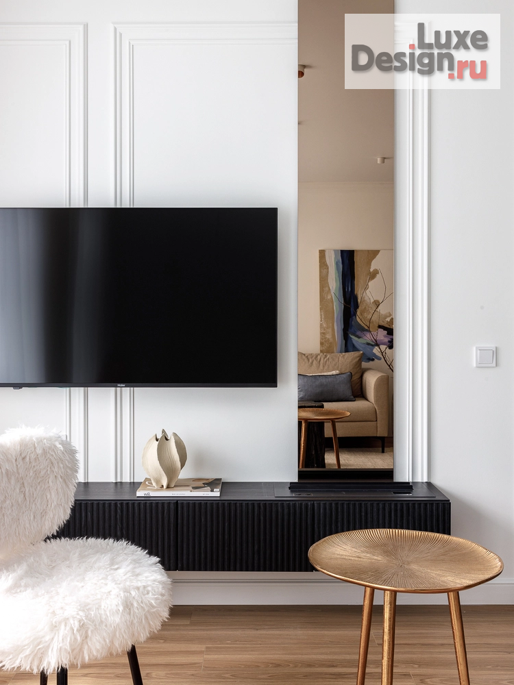 Дизайн интерьера трехкомнатной квартиры "Квартира 70м2 в ЖК Бизнес класса "Символ"" (фото 17)