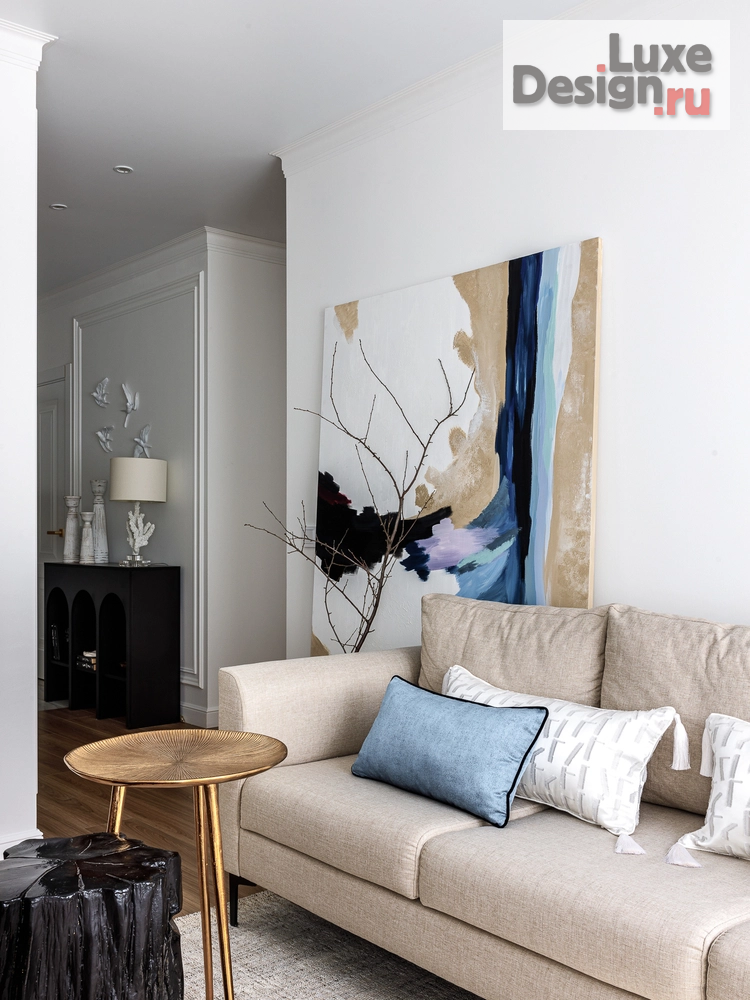 Дизайн интерьера трехкомнатной квартиры "Квартира 70м2 в ЖК Бизнес класса "Символ"" (фото 21)