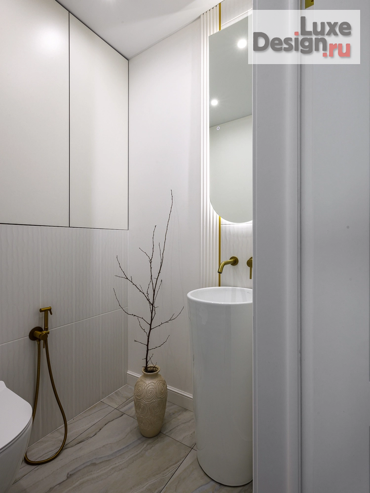 Дизайн интерьера трехкомнатной квартиры "Квартира 70м2 в ЖК Бизнес класса "Символ"" (фото 37)