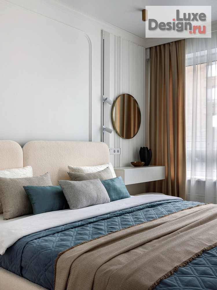 Дизайн интерьера трехкомнатной квартиры "Квартира 70м2 в ЖК Бизнес класса "Символ"" (фото 42)