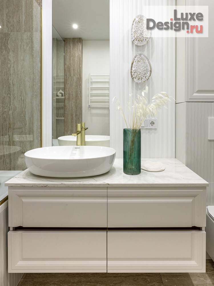 Дизайн интерьера трехкомнатной квартиры "Квартира 70м2 в ЖК Бизнес класса "Символ"" (фото 56)