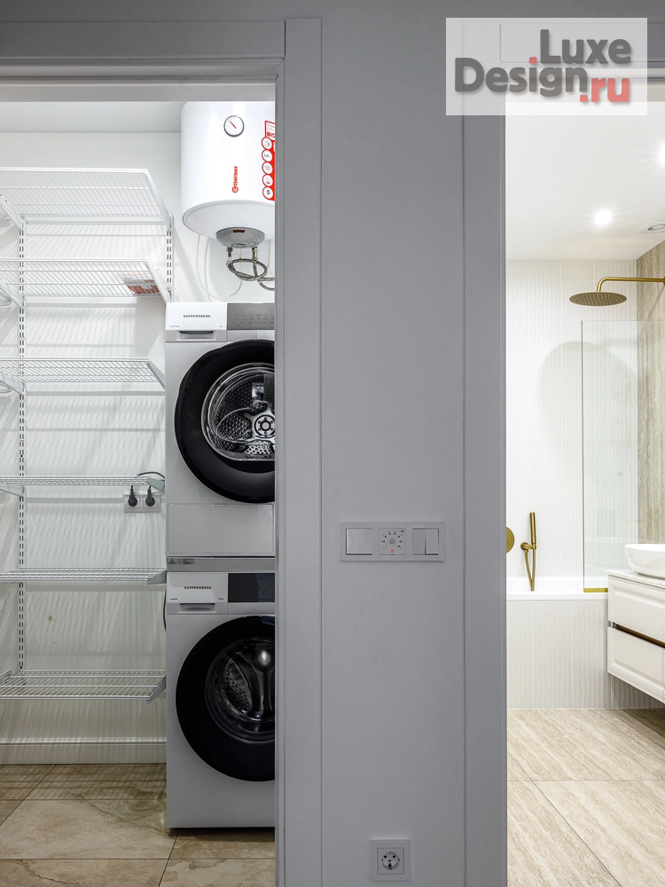 Дизайн интерьера трехкомнатной квартиры "Квартира 70м2 в ЖК Бизнес класса "Символ"" (фото 62)