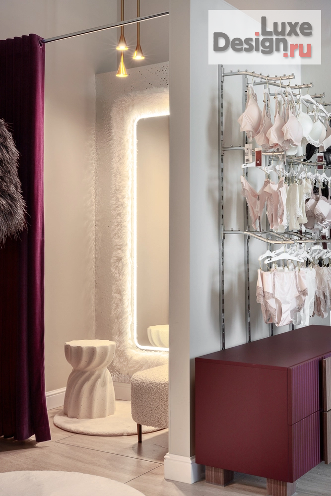 Дизайн интерьера бутика "Салон Белья "Стоп снято"" (фото 3)