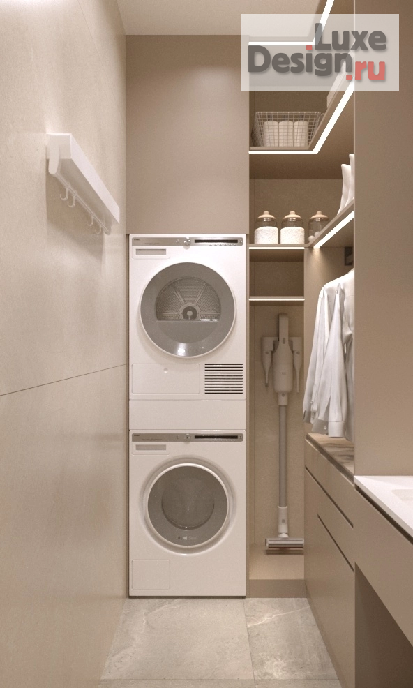 Дизайн интерьера четырехкомнатной квартиры "Квартира 100 м2 в ЖК Таухаус Уфа" (фото 34)