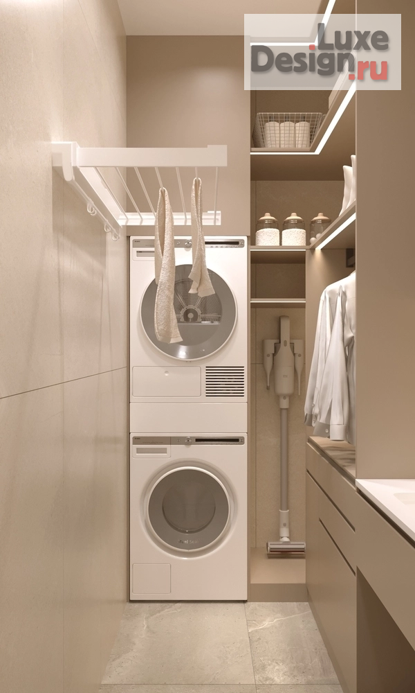 Дизайн интерьера четырехкомнатной квартиры "Квартира 100 м2 в ЖК Таухаус Уфа" (фото 35)