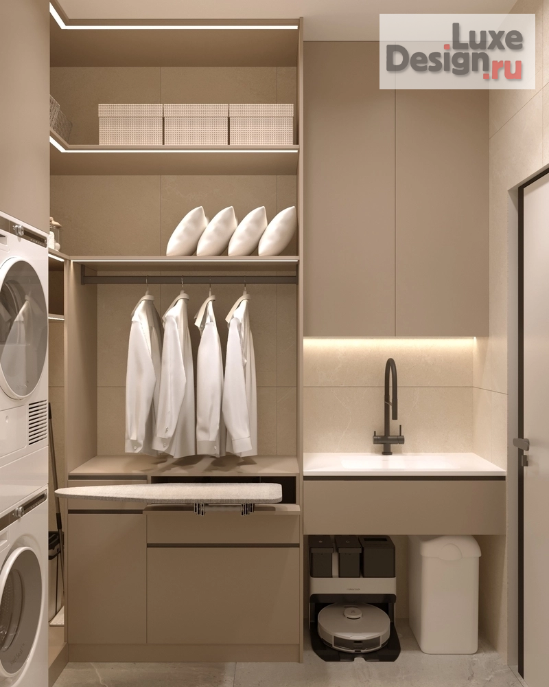 Дизайн интерьера четырехкомнатной квартиры "Квартира 100 м2 в ЖК Таухаус Уфа" (фото 37)