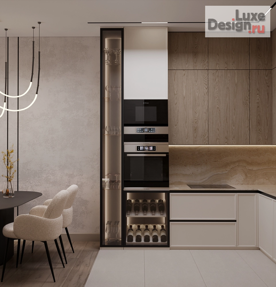 Дизайн интерьера четырехкомнатной квартиры "Квартира 100 м2 в ЖК Таухаус Уфа" (фото 1)