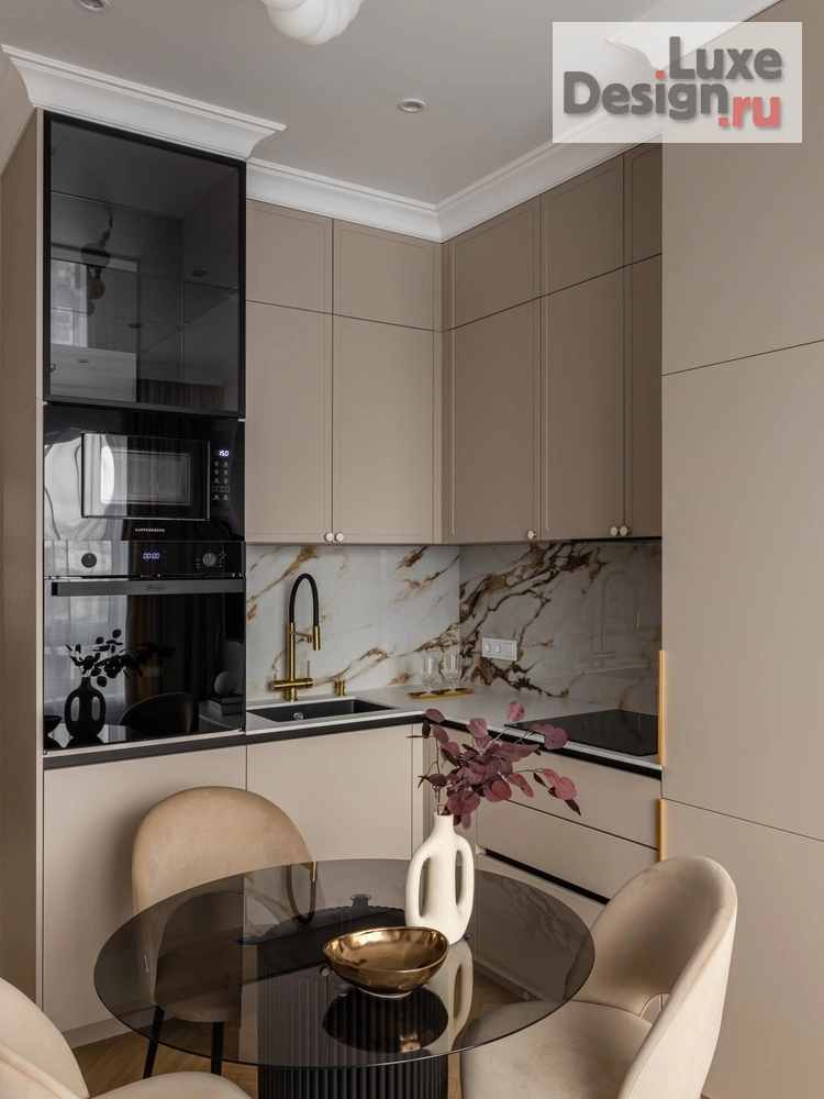 Дизайн интерьера трехкомнатной квартиры "Квартира 65 м2 в ЖК Уникум" (фото 13)